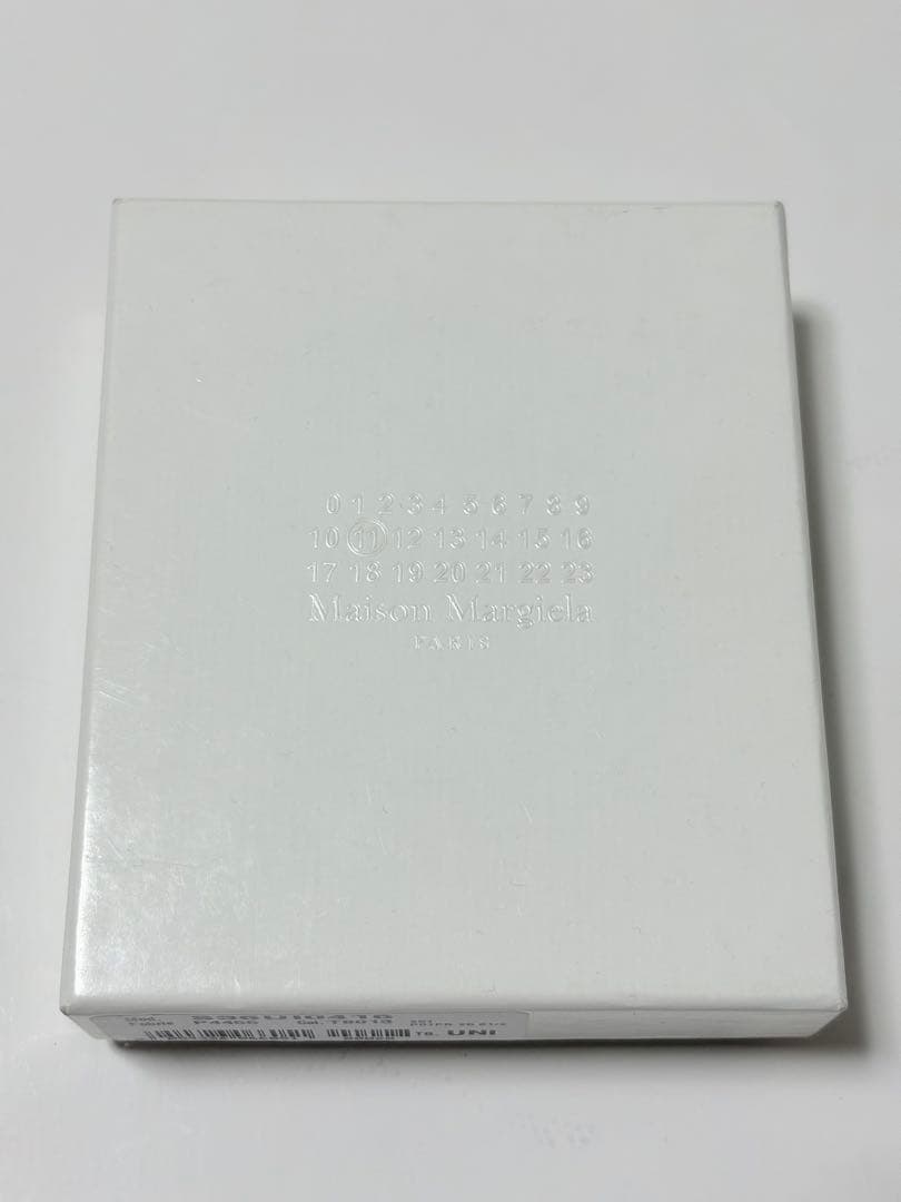 新品《 Maison Margiela 》スリーフォールド ウォレット ブラック