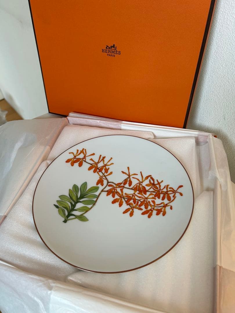 エルメス・オルキデプレート欄①・未使用品