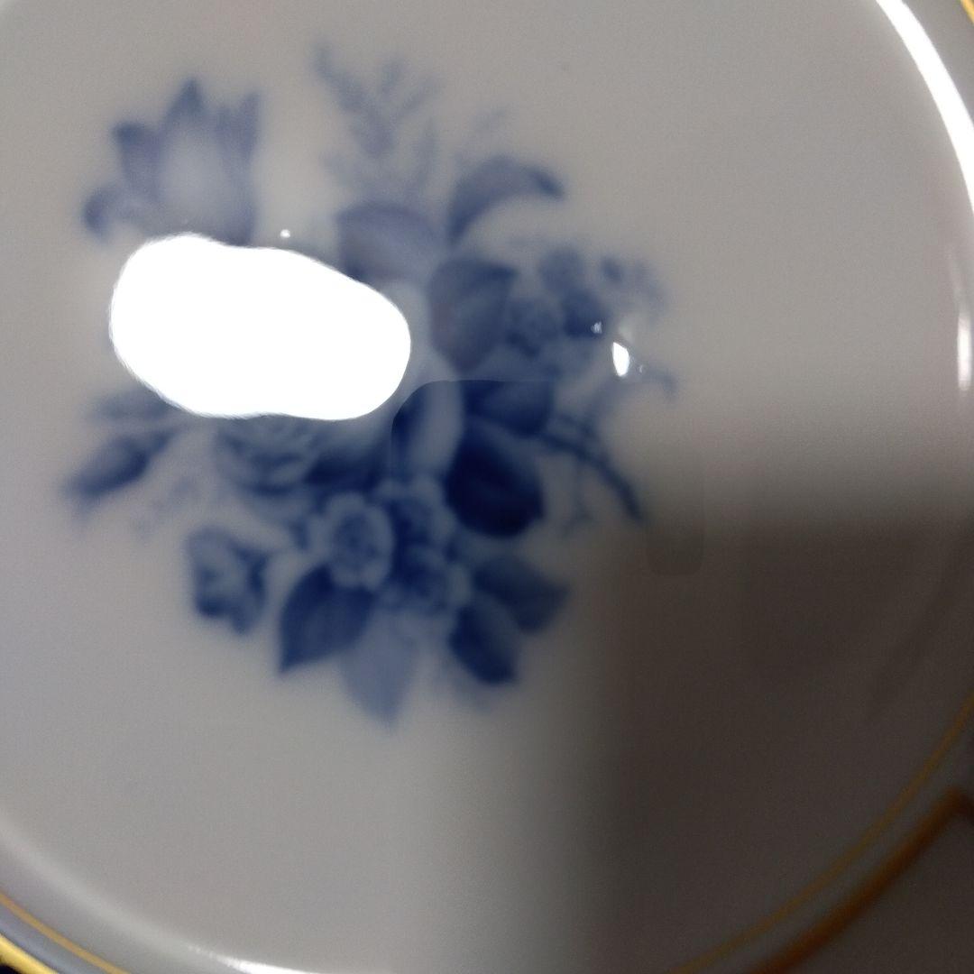 未使用　大倉陶園　ブルーインペリアル　21.4cm プレート 2枚 ペア