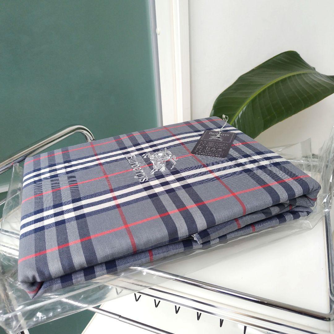 レア！未使用美品 西川産業 BURBERRYS コンフォーターケースS グレー
