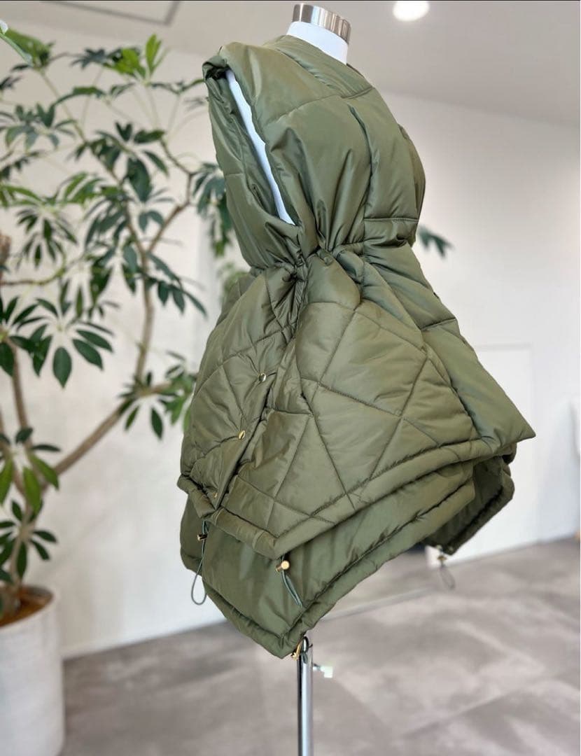 新品タグ付き☆maison de Dolce.キルティングベスト ドルチェ