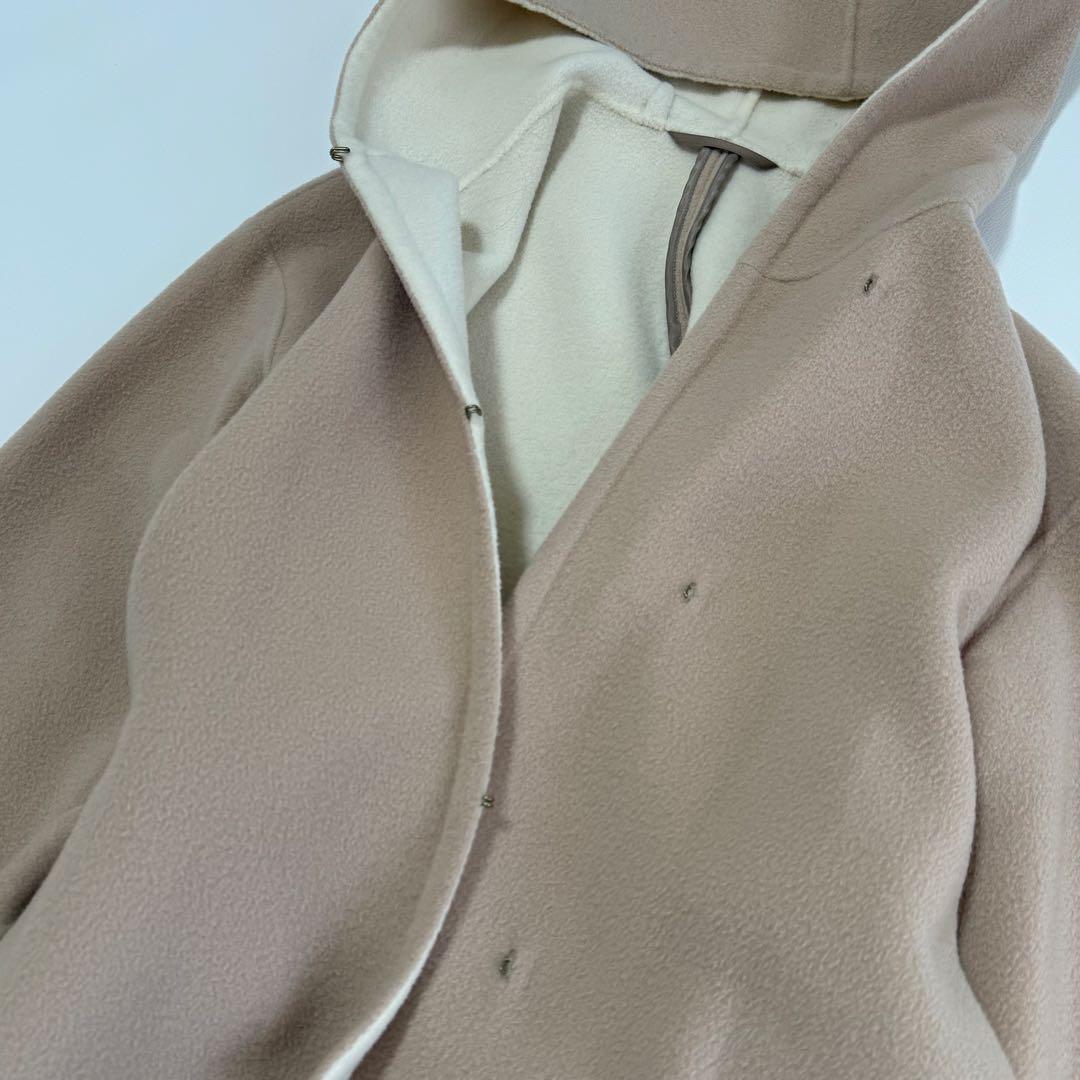 美品✨ マッキントッシュ ウールリバー ダブルフェイス フード付きコート