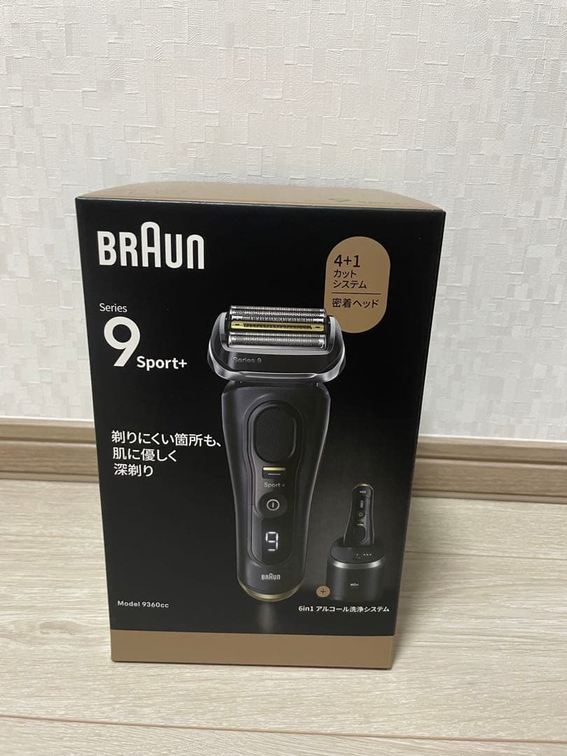 Braun Series 9 Sport+ メンズシェーバー 9360cc