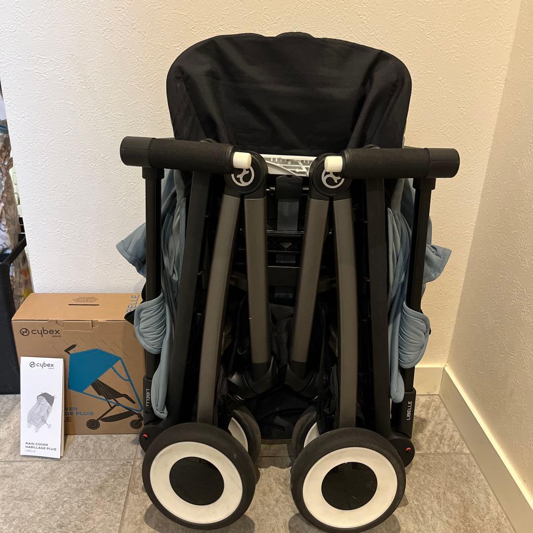 サイベックス　リベル　2024年モデル　レインカバー付き　ストーミーブルー