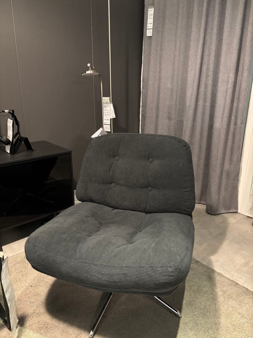 新品※未開封 イケア ディヴリンゲ 1人掛けソファ回転パーソナルチェア