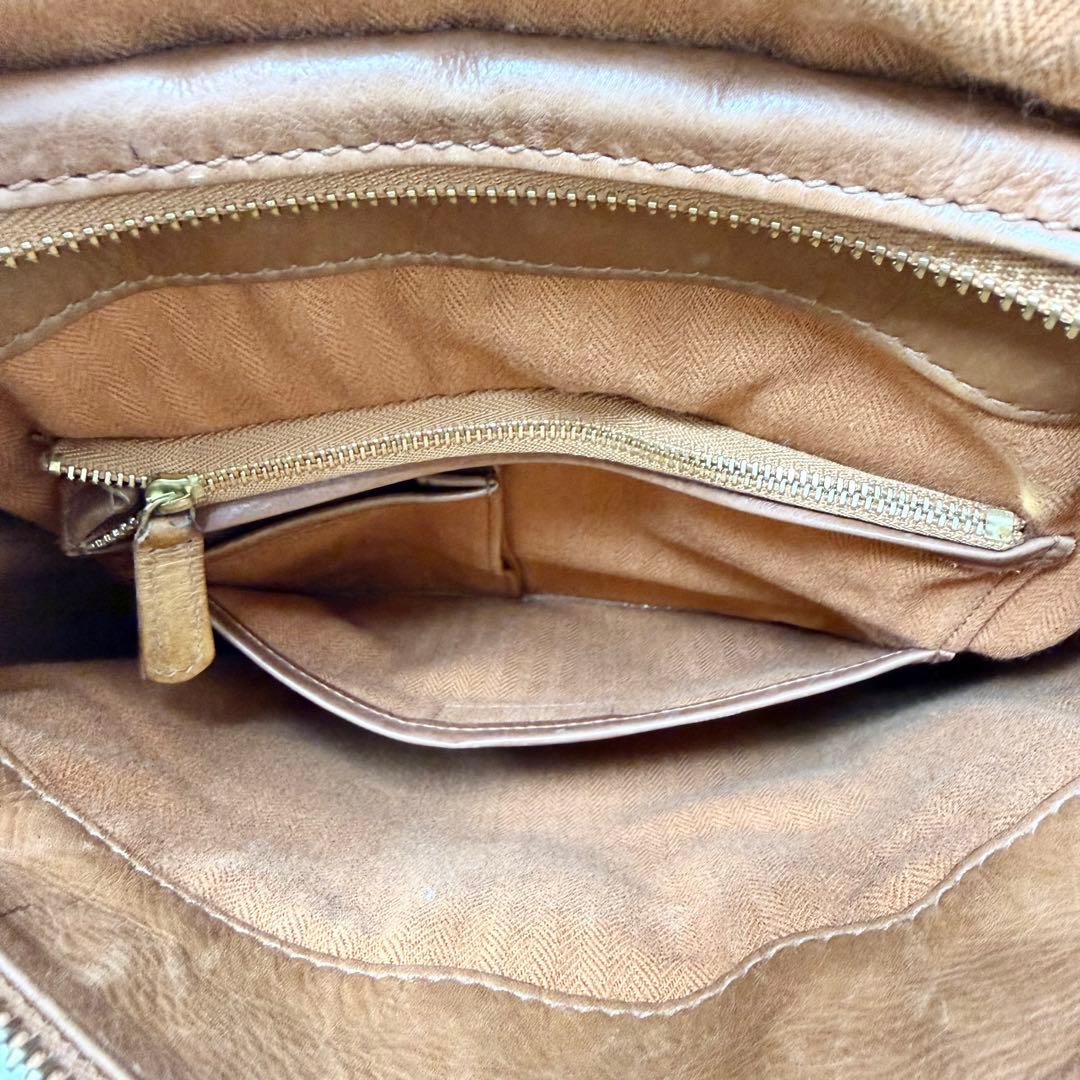 genten Raffinato リュック ブラウン ヌメ革 レザー