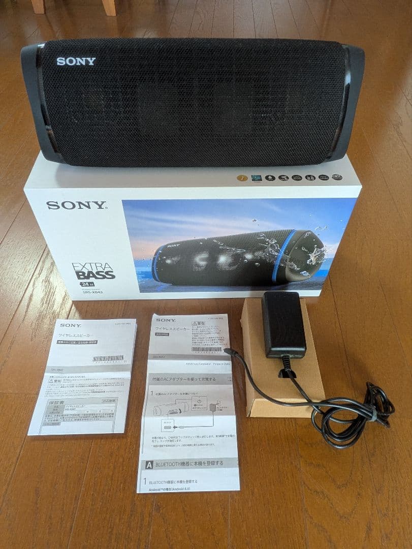 SONY SRS-XB43 ソニー　ワイヤレススピーカー　黒