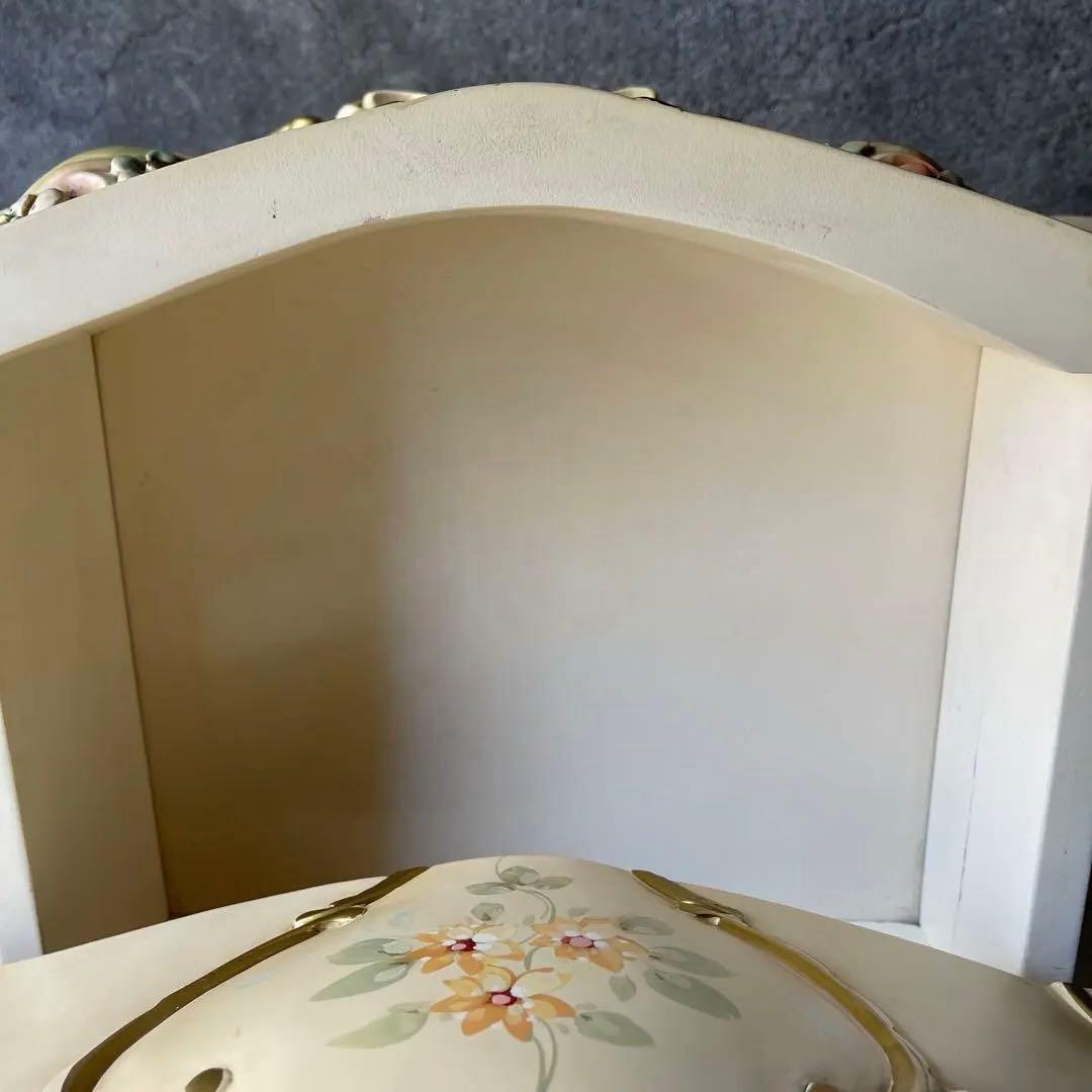 ナイトテーブル　3段チェスト　ロココ様式　姫系　オールドビンテージ