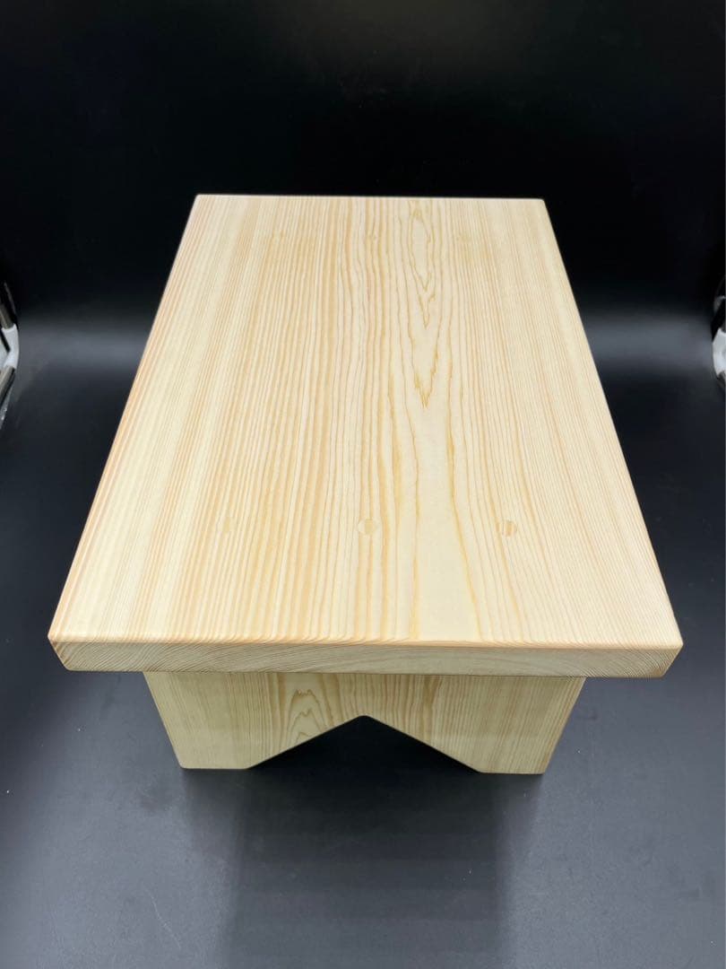 [即購入OK] 特大サイズ！高野槙　超豪華赤身風呂椅子　スツール　新品未使用
