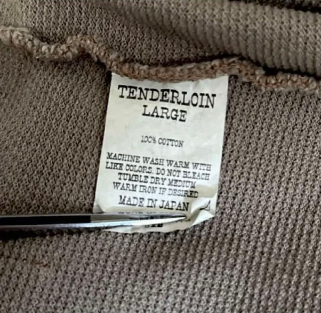 TENDERLOIN 七分袖カットソー モスグリーン　L atlast rats