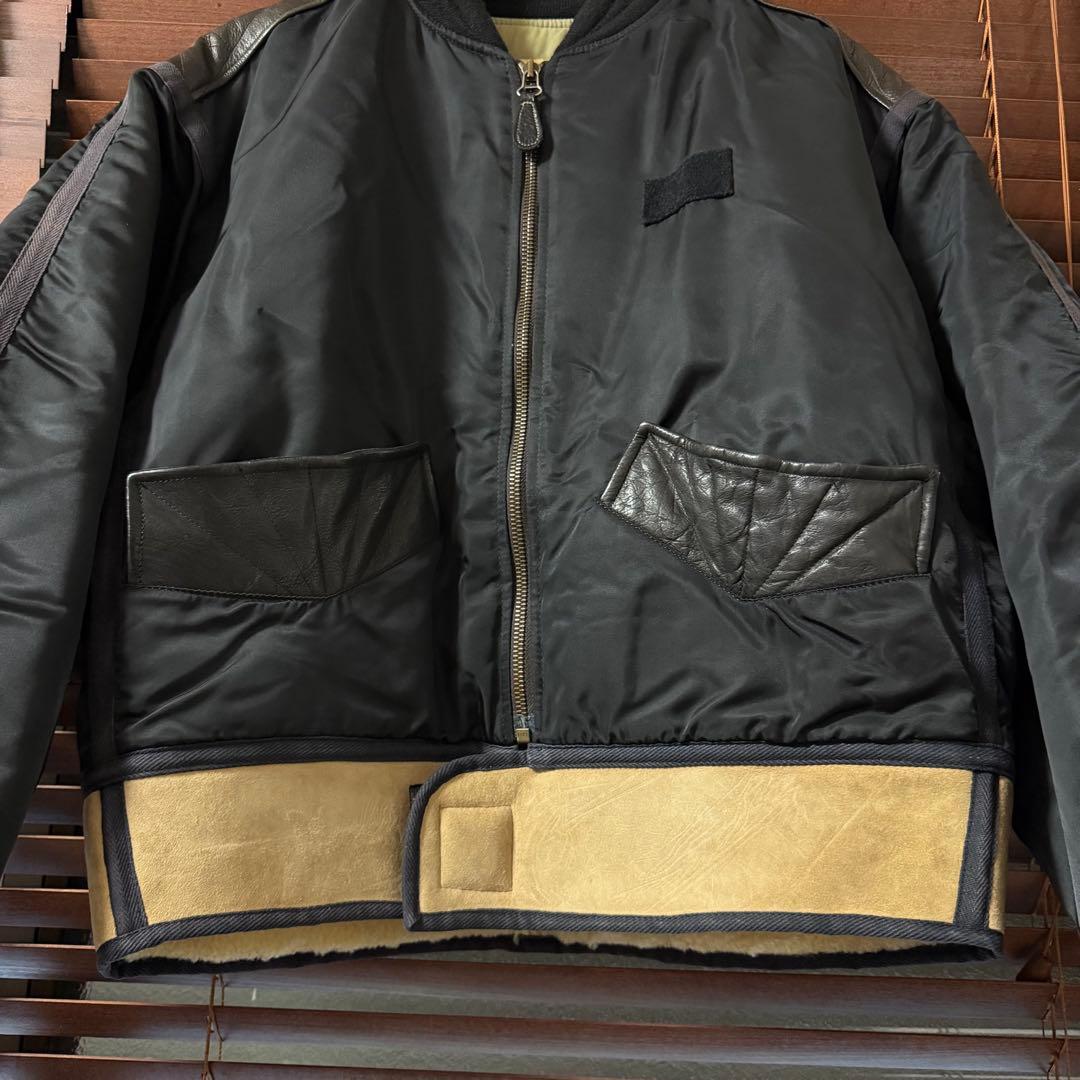 名作 CHEVIGNON シェビニョン MA-1 ボンバー フライトジャケット