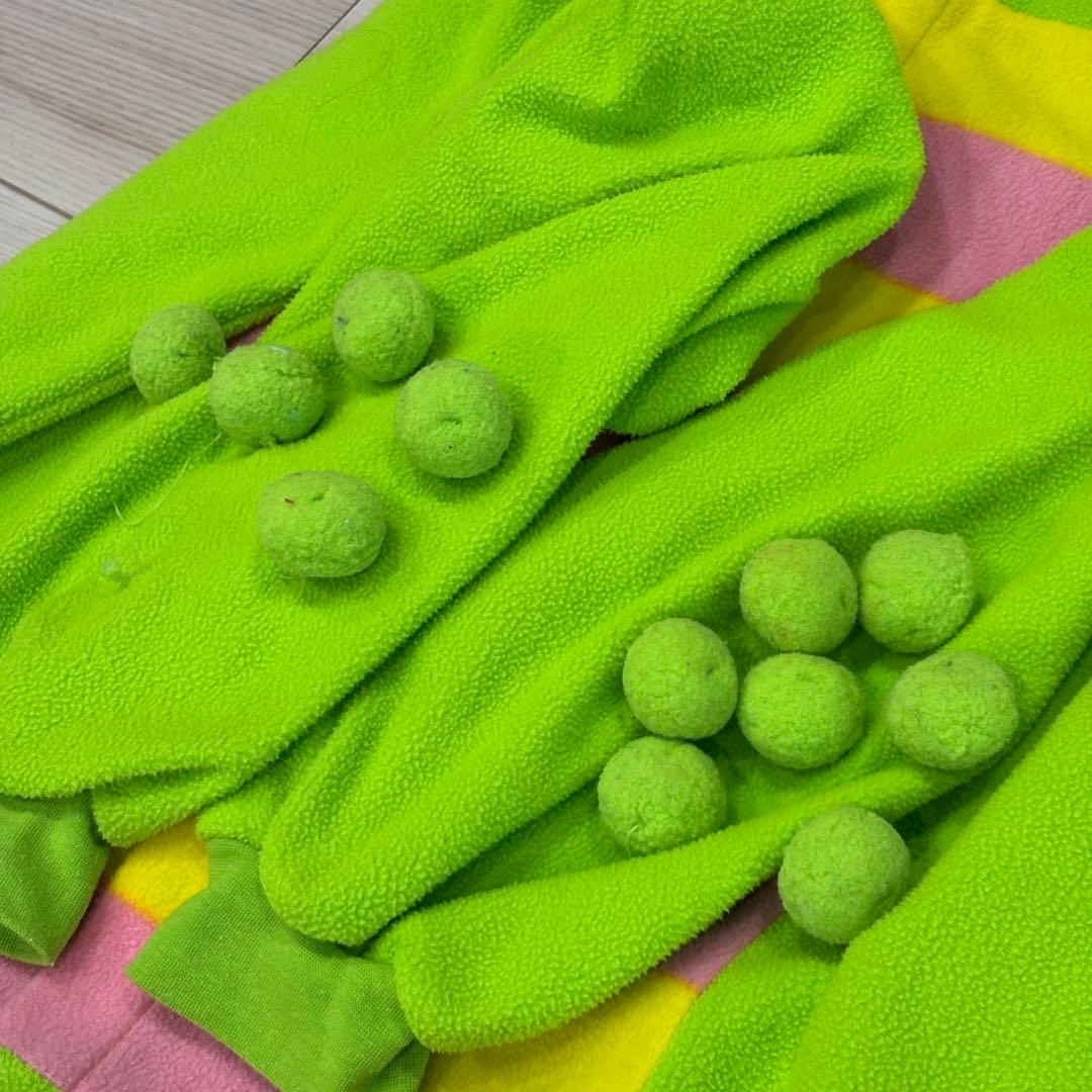 ガチャピン & ムック 公式フリースオールインワン 着ぐるみセット