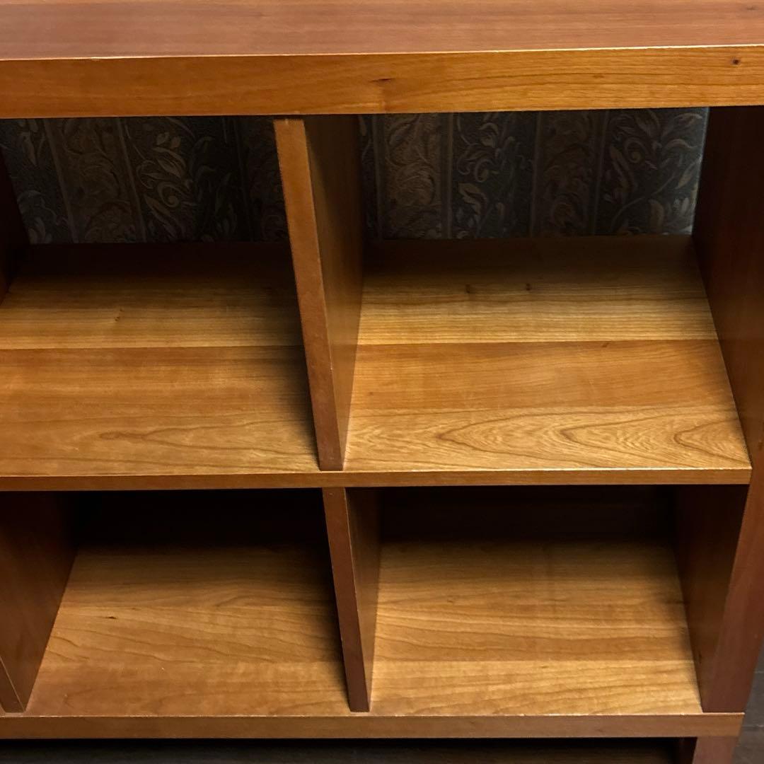 【良品】unico ヴァリエ オープンシェルフ チェリー材