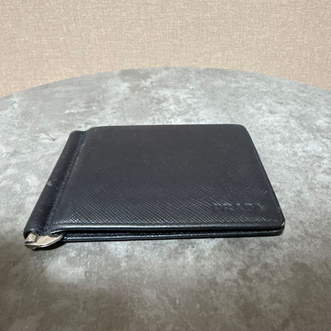PRADA レザー マネークリップ 6スロット