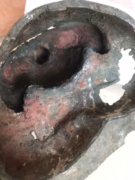 古董，明代佛像，藏友旧藏寄賣，青銅製古美術品，高3⃣️1⃣️cm，重4100克