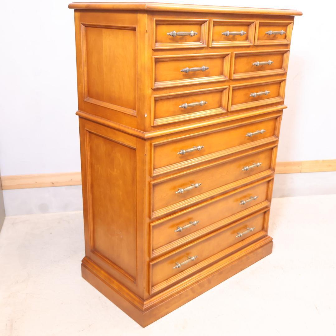 横浜クラシック家具 ダニエル 整理タンス 樺桜無垢材 アーリーアメリカン