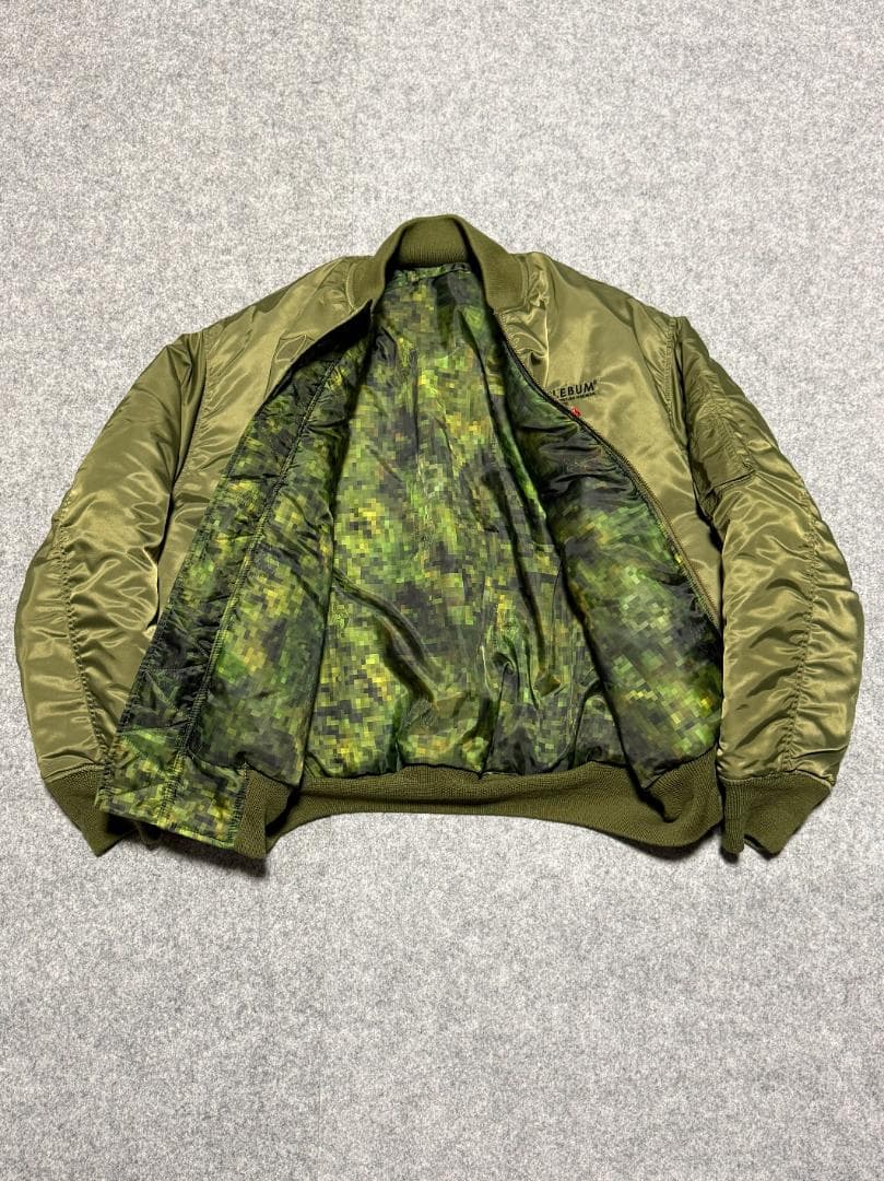 ジャケット・アウター APPLEBUM raidback fabric Pixel Camo MA-1