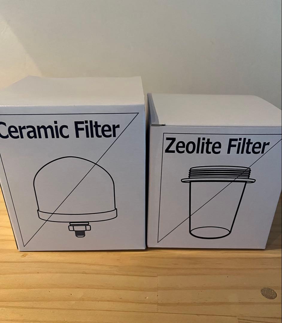 セラミックフィルター　ゼオライトフィルター（セット枠なし）蛇口　スポンジ