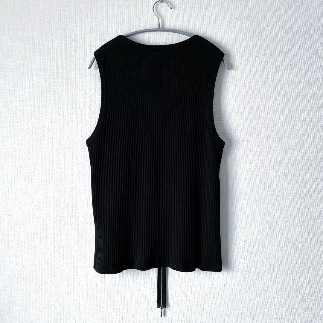 TAAKK 21ss ダブルジップ ノースリーブTシャツ / タンクトップ