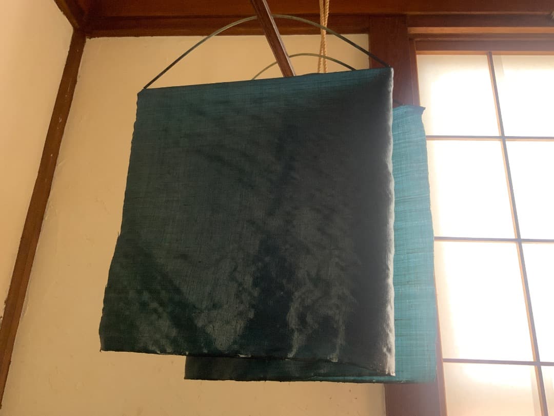 藍染　正月飾り　しめ縄　暖簾