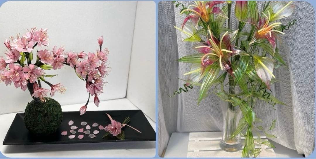 アメリカンフラワー　ディップフラワー　NO.172（2点セット）