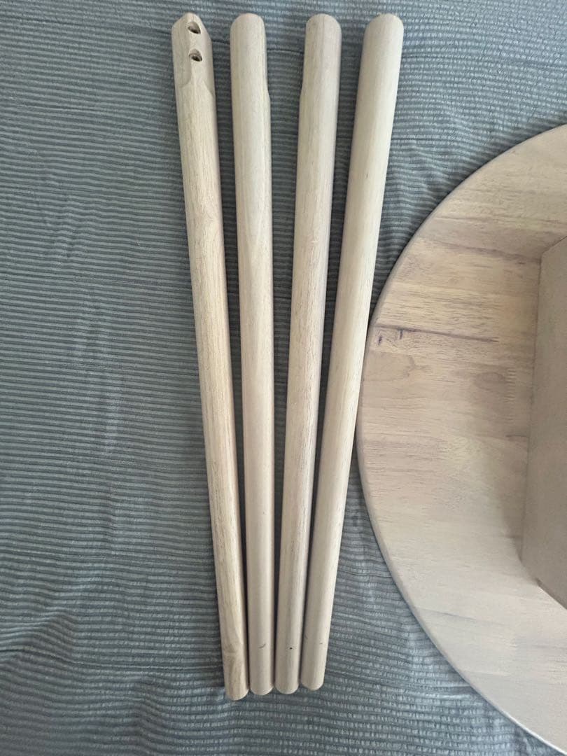 モダンデコ　ラウンド　ダイニングテーブル　ホワイト　丸テーブル