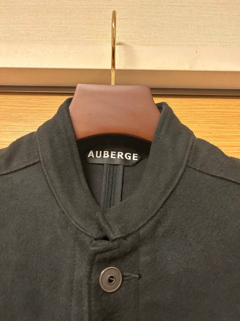 AUBERGE GM MARINE ジャーマンレザー　モールスキン　42