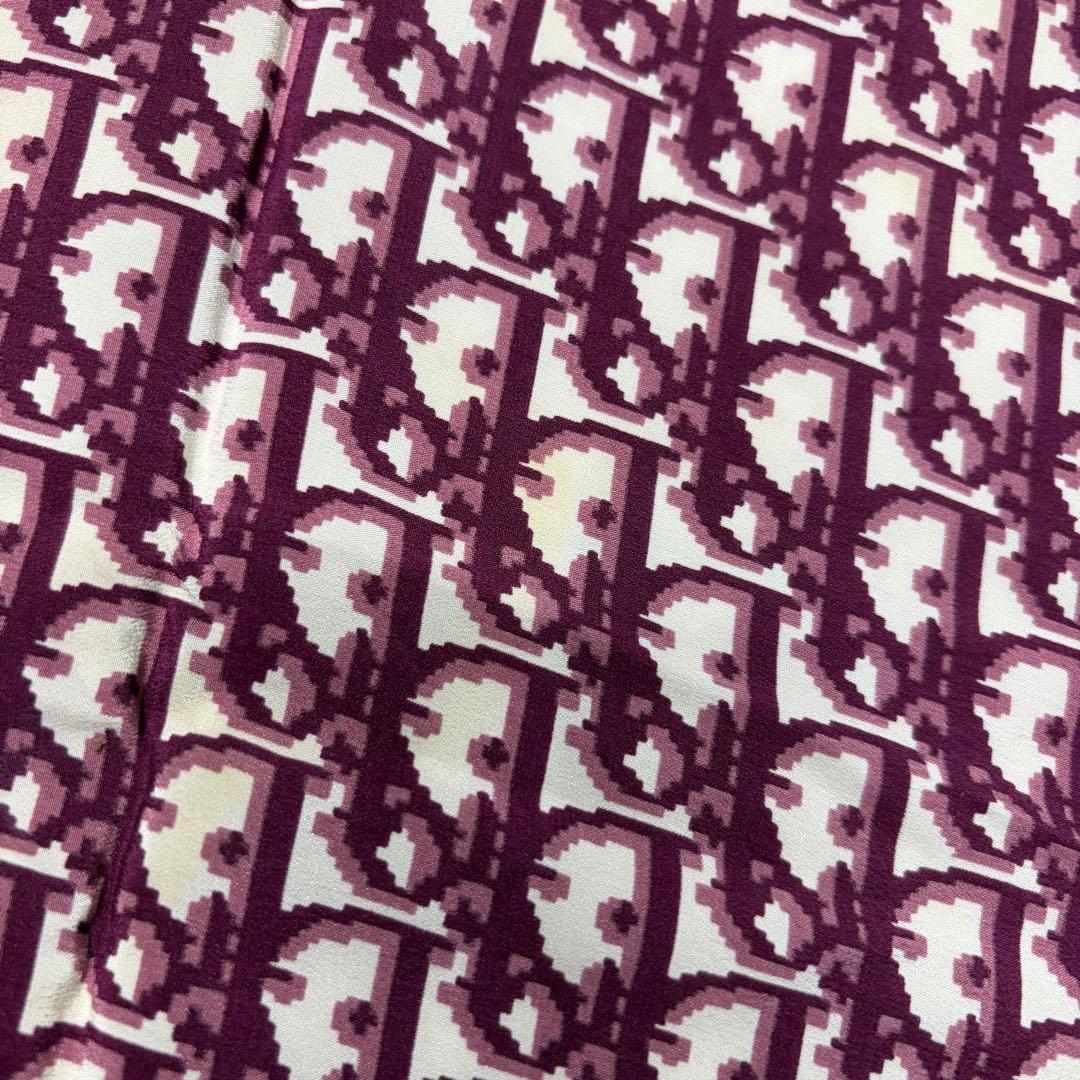 クリスチャンディオール エンジ トロッター柄 大判スカーフ スカーフ