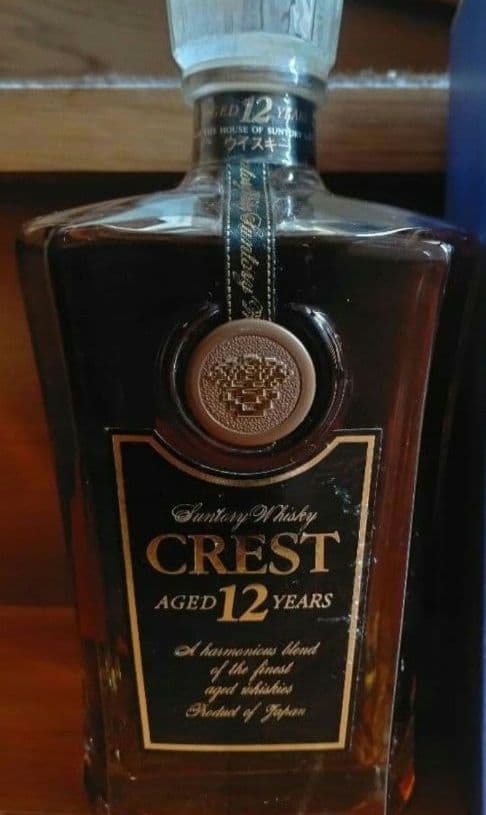 21日迄出品　ローヤル黒ラベル12年＆山崎15年モルト使用ボトル＋クレスト12年