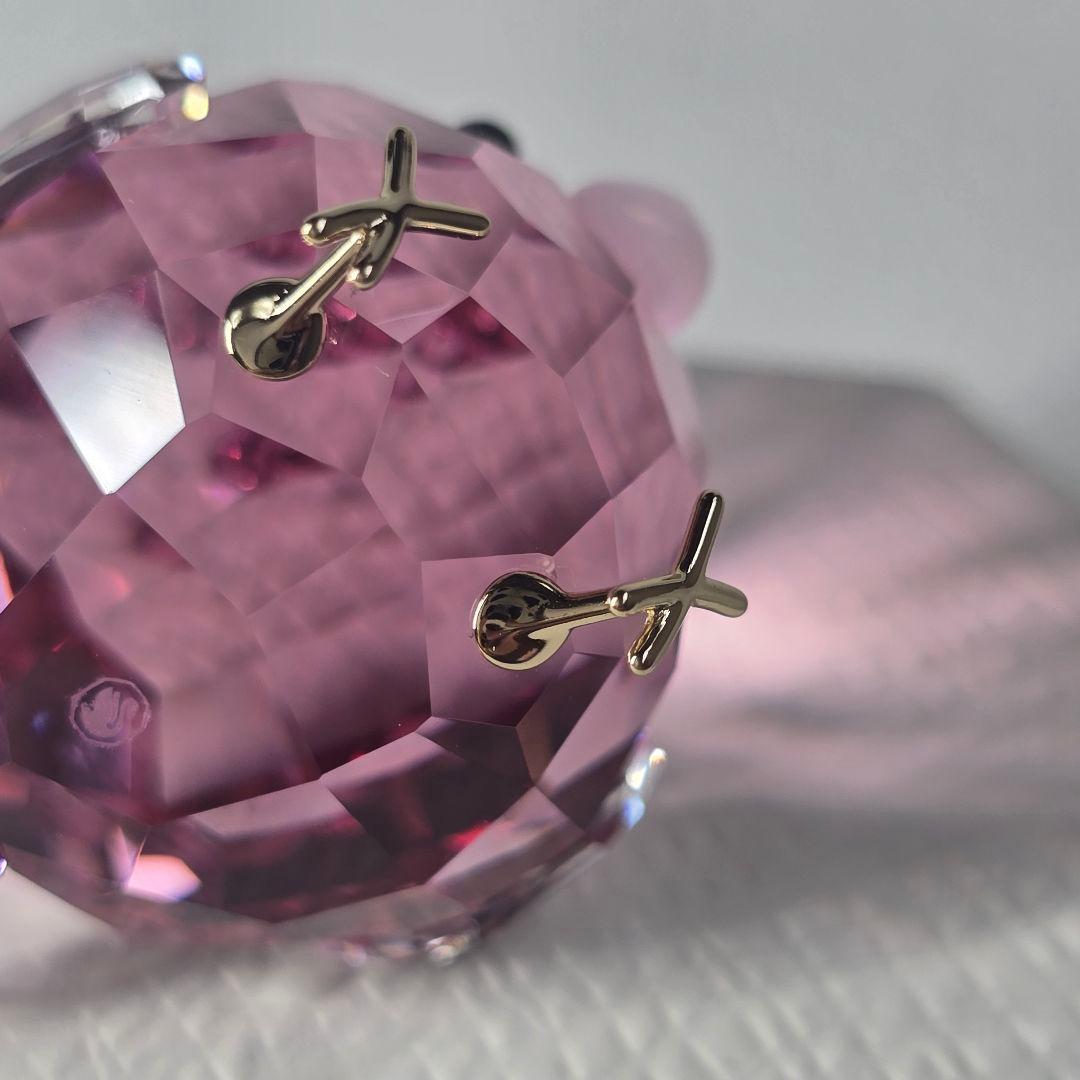 【人気✨】SWAROVSKI　スワロフスキー　ピンク　オカメインコ