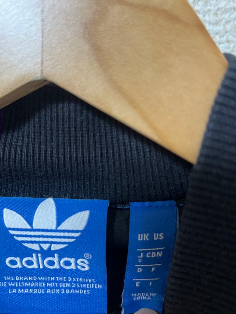 adidas トラックジャケット ベロアSST常 田大希 ブラック 黒S