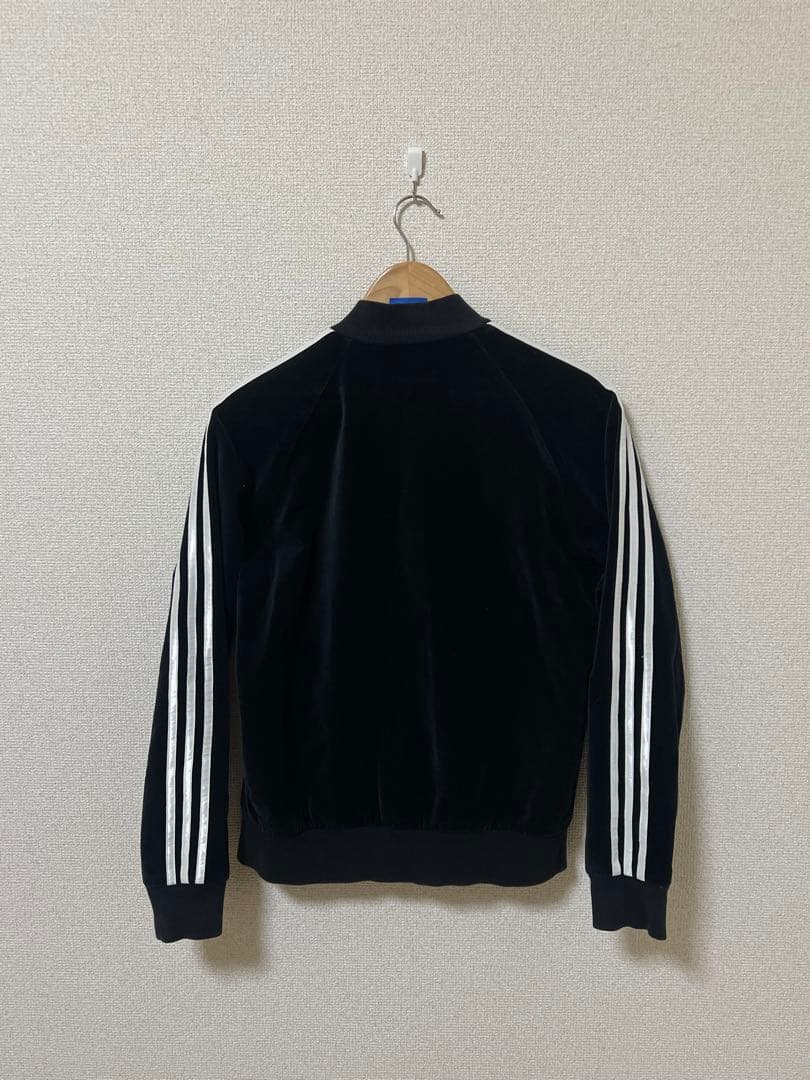 adidas トラックジャケット ベロアSST常 田大希 ブラック 黒S