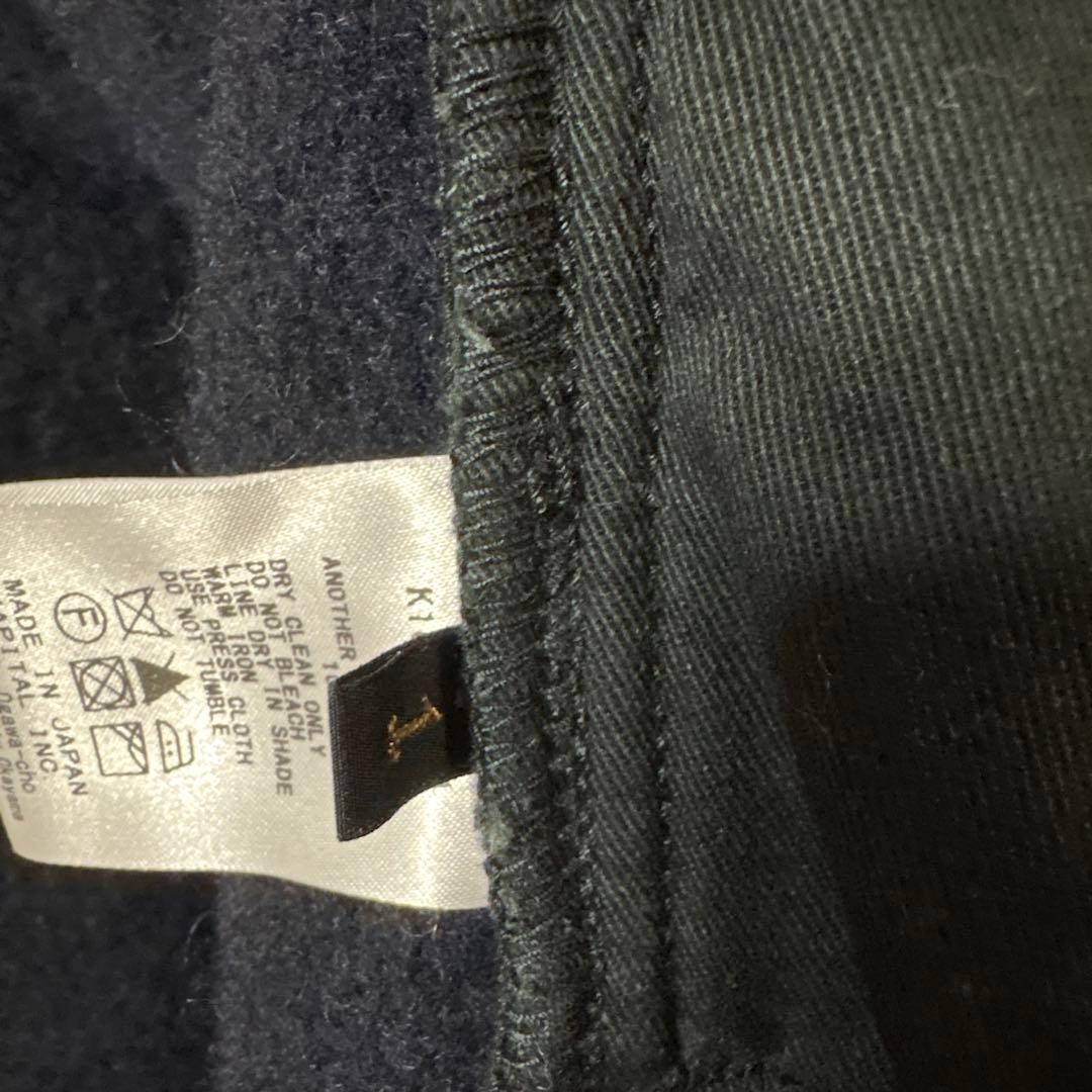 キャピタル　ウールアウター　ネイビー