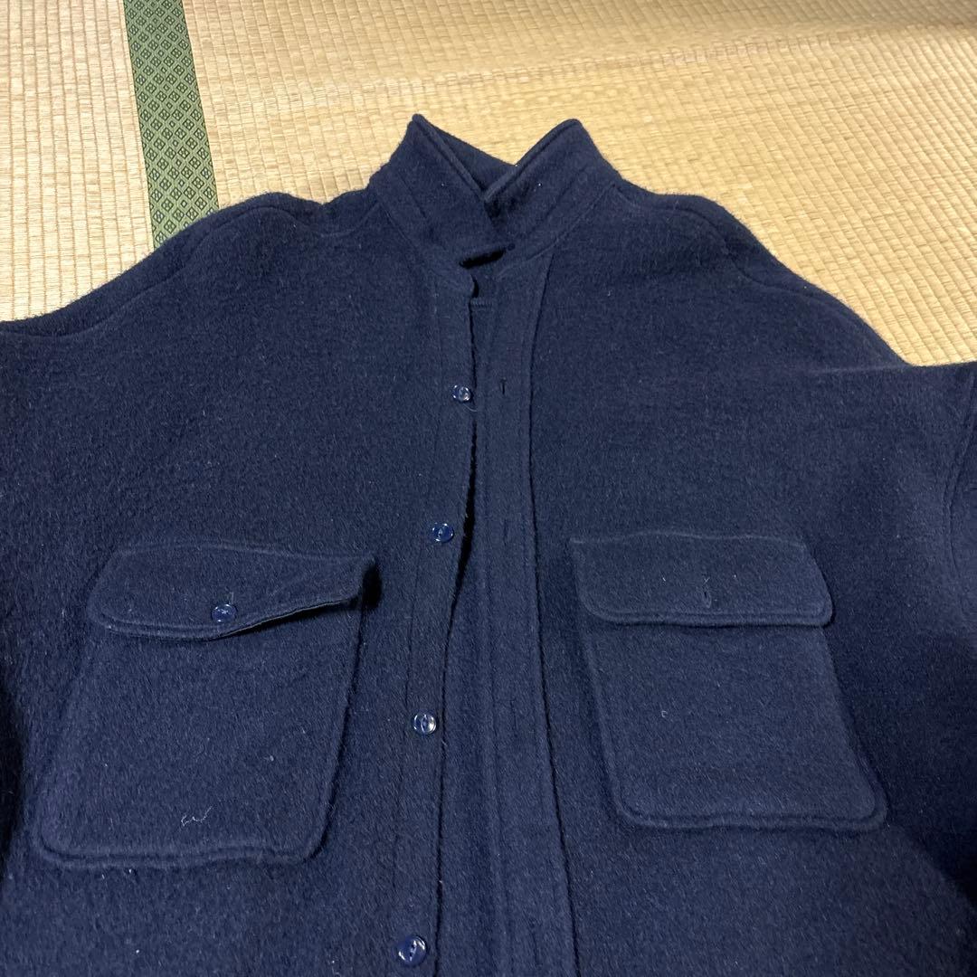 キャピタル　ウールアウター　ネイビー