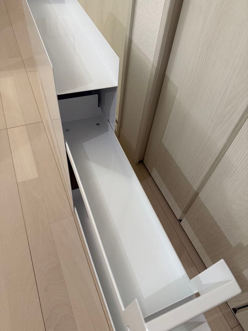 調味料ラック 大容量 2段ラック ホワイト　山﨑実業