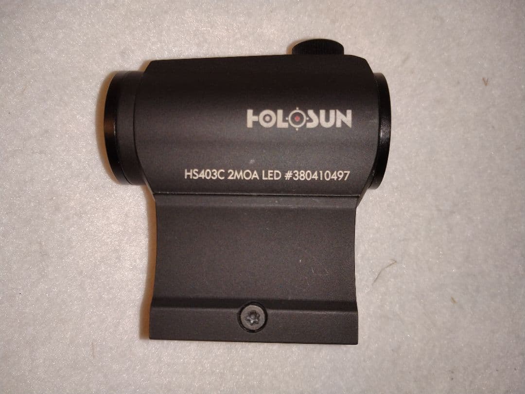 実物 HOLOSUN HS403C レッドドットサイト ソーラータイプ おまけ付
