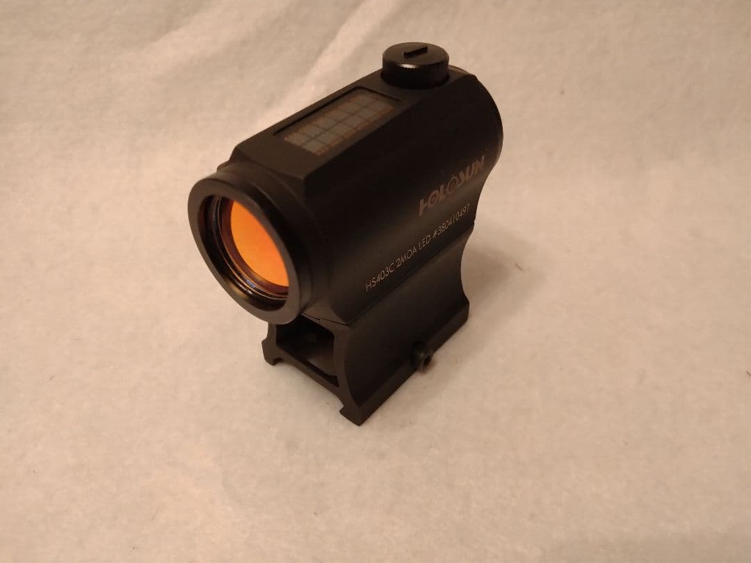 実物 HOLOSUN HS403C レッドドットサイト ソーラータイプ おまけ付