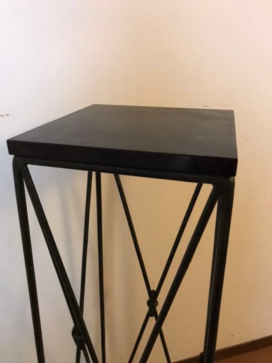 ストーン　石　アイアン　ディスプレイ台　スツール　花台