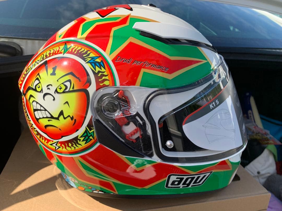 AGV K-3 SV SUN&moon ロッシ アプリリア時代