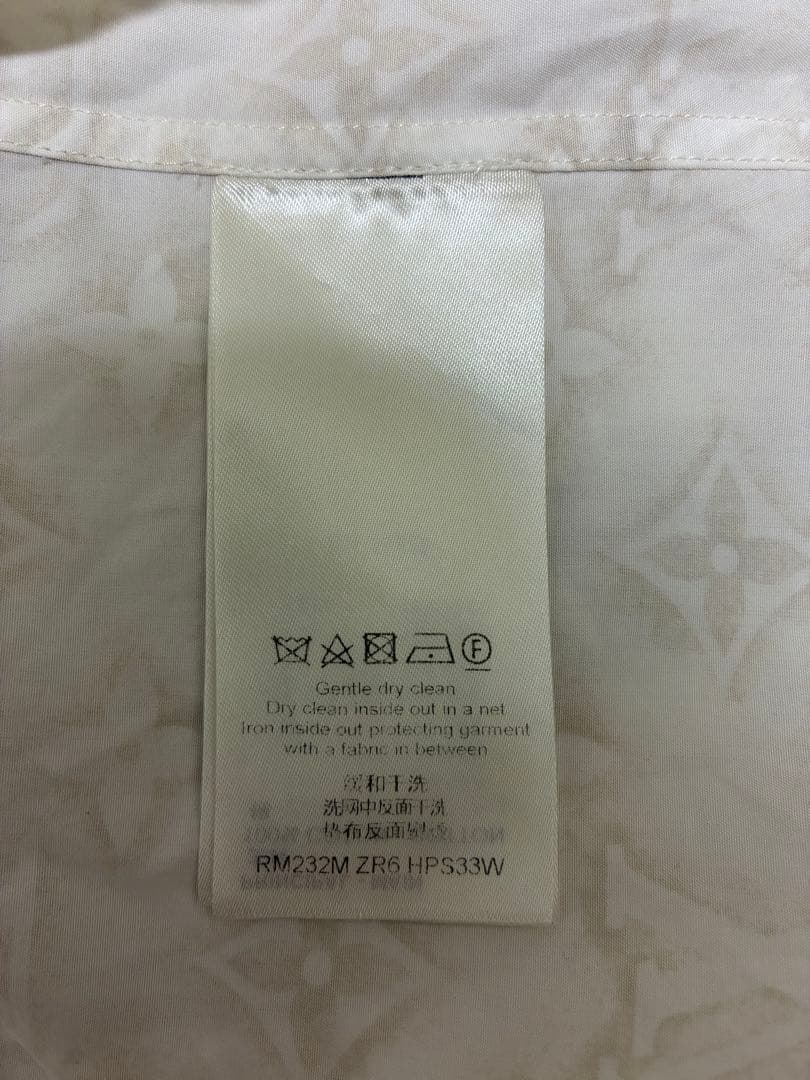 激レアLOUISVUITTON Monogram Sand L/S Shirt