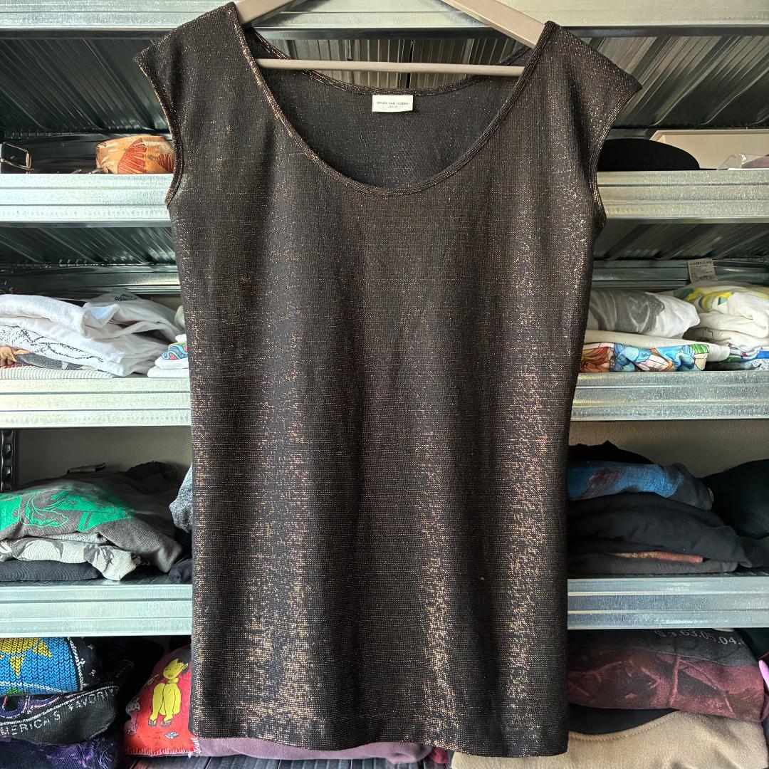 DRIES VAN NOTEN ラメタンクトップ　S