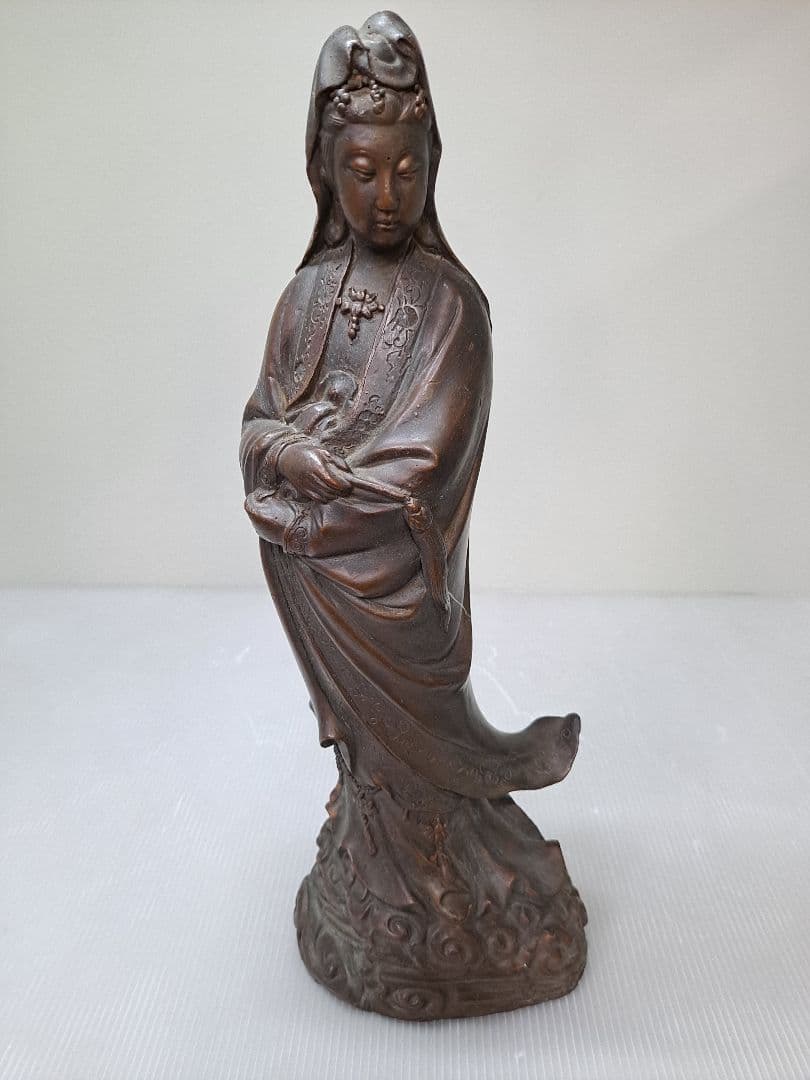 備前焼 仏像 観音様 観音像 如来像 観音像 如来像 陶像 工芸品 骨董品