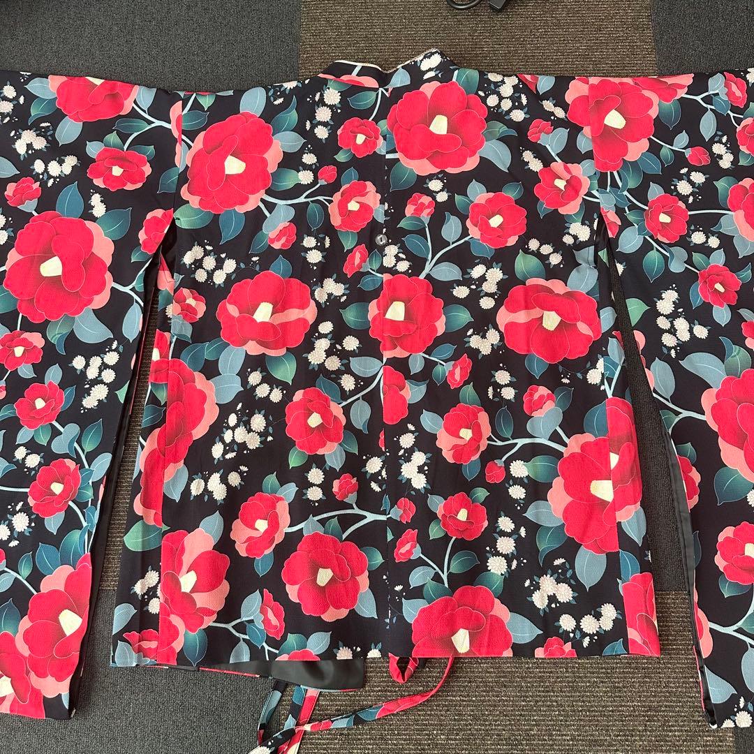 ★美品★卒業式　キャサリンコテージ 黒緑　袴セット 160cm 肌襦袢・髪飾り付