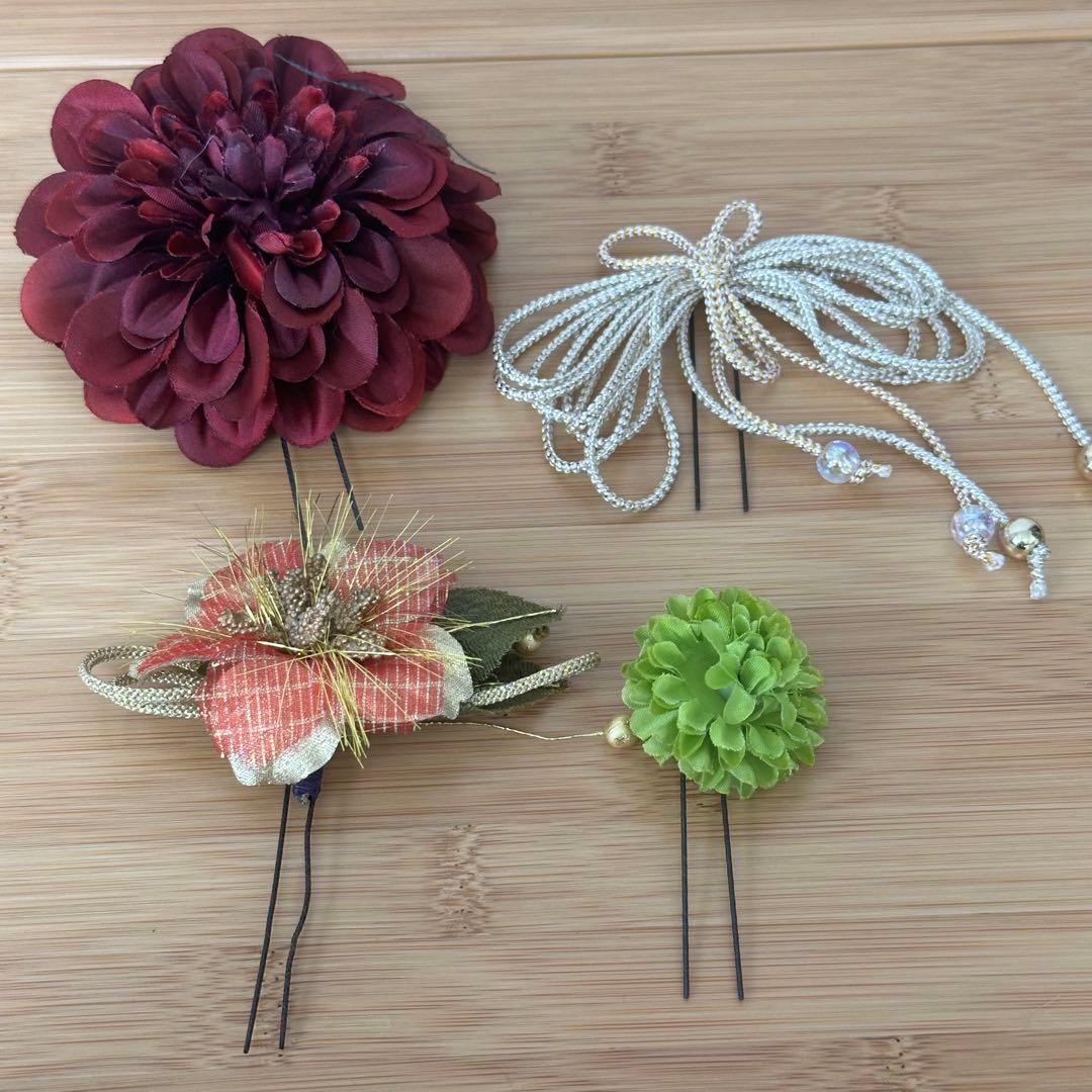 ★美品★卒業式　キャサリンコテージ 黒緑　袴セット 160cm 肌襦袢・髪飾り付