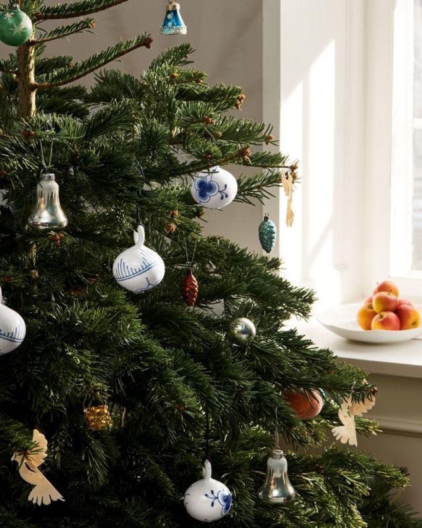 新品ロイヤルコペンハーゲン オーナメント プリンセス 2点 ブルーフルーテッド