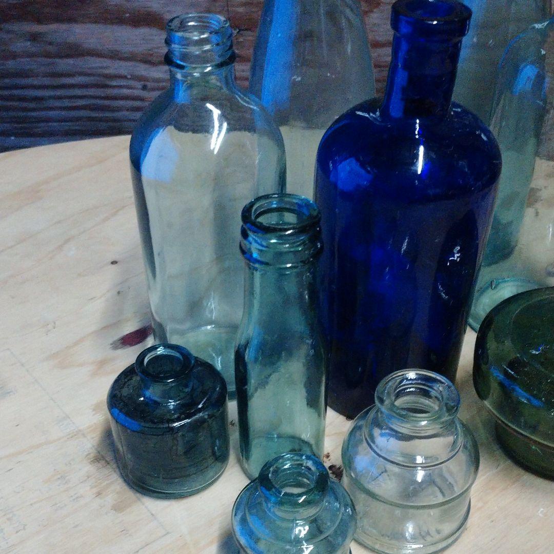 古道具 気泡 レトロ 怪しい 瓶