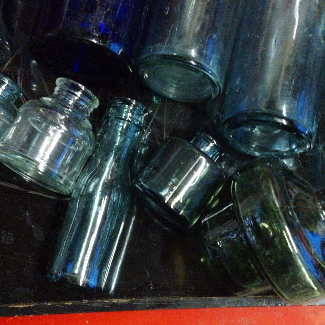 古道具 気泡 レトロ 怪しい 瓶