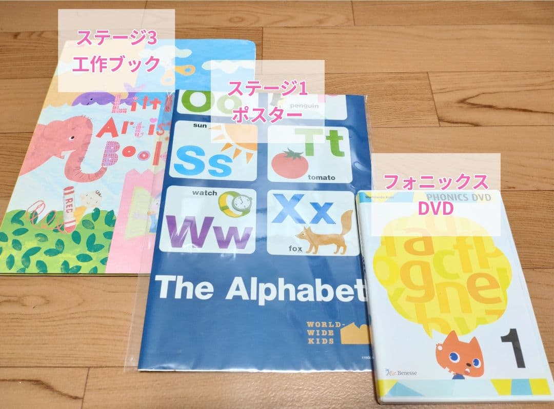 2019年新版★完品フルセット フォニックス版DVD ワールドワイドキッズ