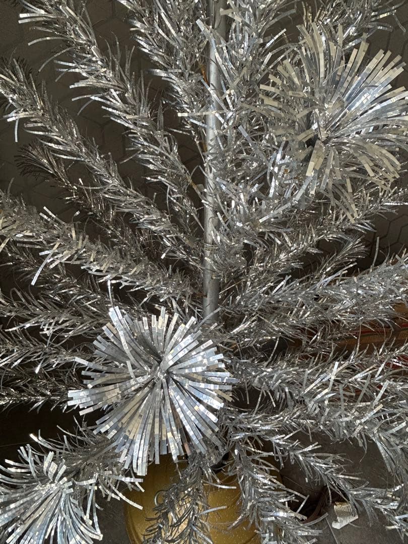 希少　美品　1950-60年代製　PomPomアルミクリスマスツリー　6フィート