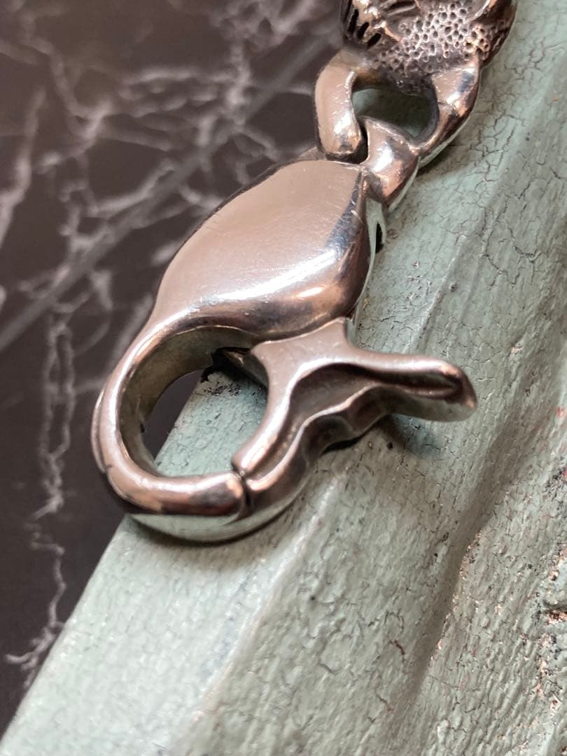 [53] Silver950 / クロウ 爪モチーフ ブレスレット ヴィンテージ